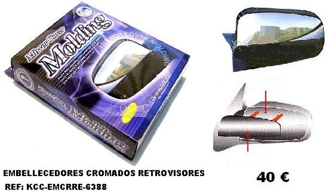 embellecedor cromado retrovisor.KCC-EMCRRE-6388.Doctc