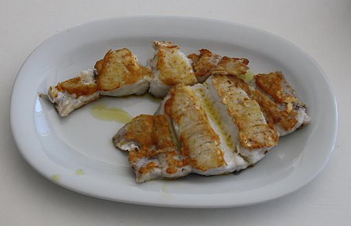 Pescada asada