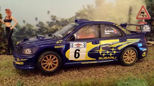 SUBARU IMPREZA III WRC 2001 ACROPOLIS SOLBERG