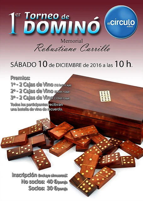 I torneo domino Robustiano Carrillo