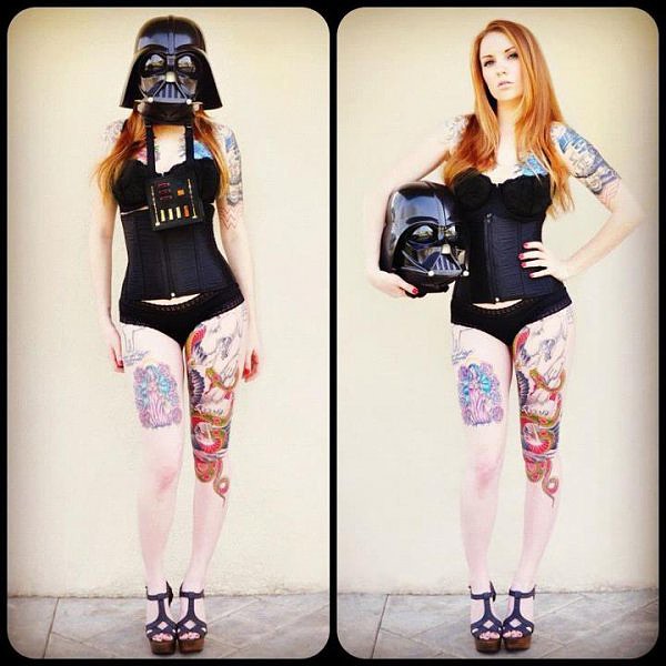 cosplay-darth-vader-chica-lenceria-tatuajes