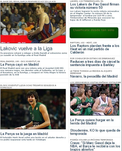 Unicaja contra Kalise por SPORT