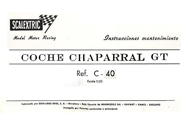 C40 - Chaparral GT - 1 C40 - Chaparral GT - 1