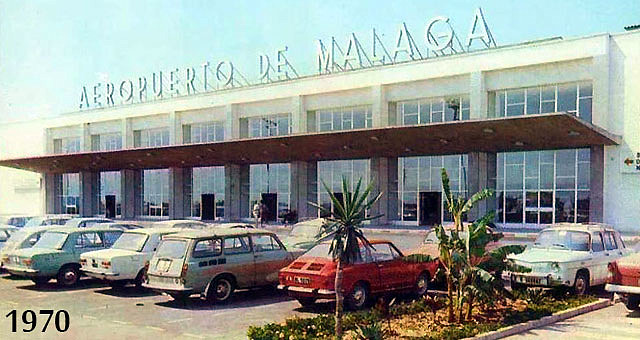 Malaga aeropuerto 1970