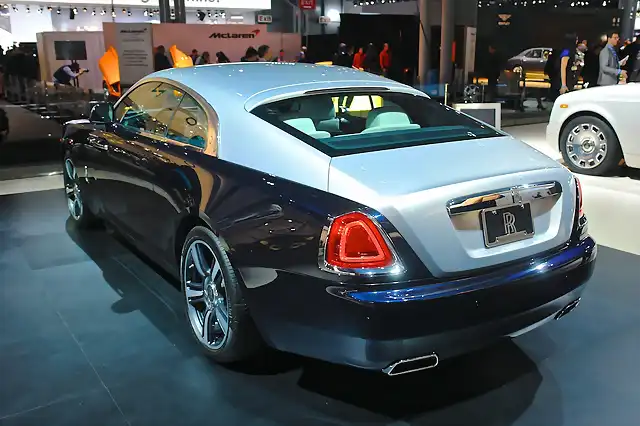 Rolls-Royce-Wraith-Coupe-NYIAS-Rear-3-4-Left