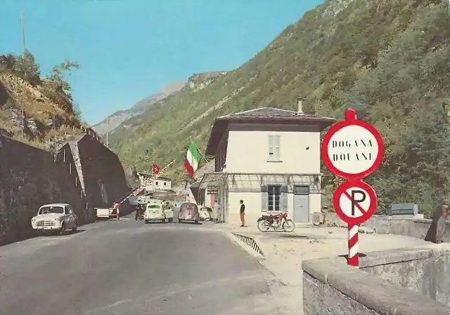 Tirano (Sondrio) frontera italo-suiza Italia