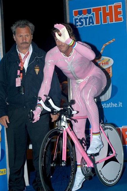 CIPOLLINI GIRO 2005 PROLOGO DE ROSA