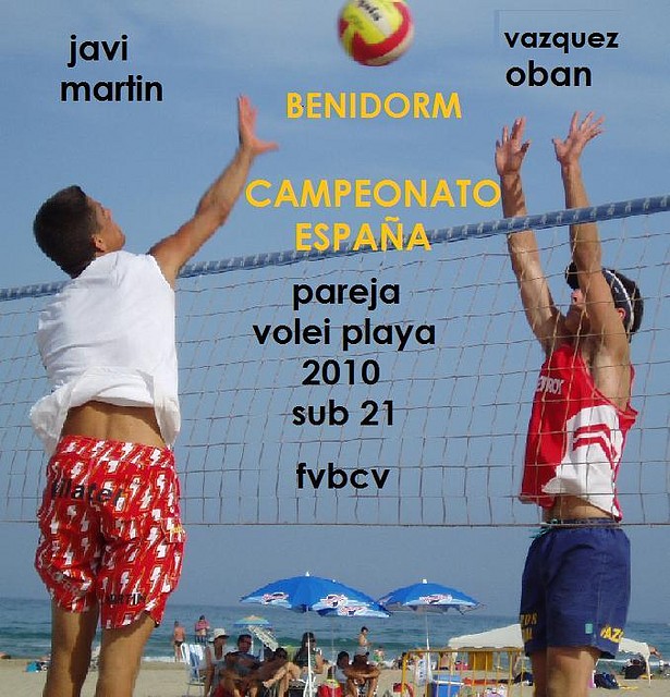 Dibujopareja voley playa 2010 benidorm