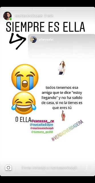 Mar?a IG Stories 24-9-2019 Mar?a IG Stories 24-9-2019