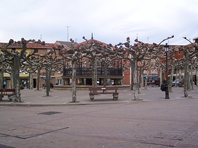 Quiosco en la Plaza Mayor de Belorado