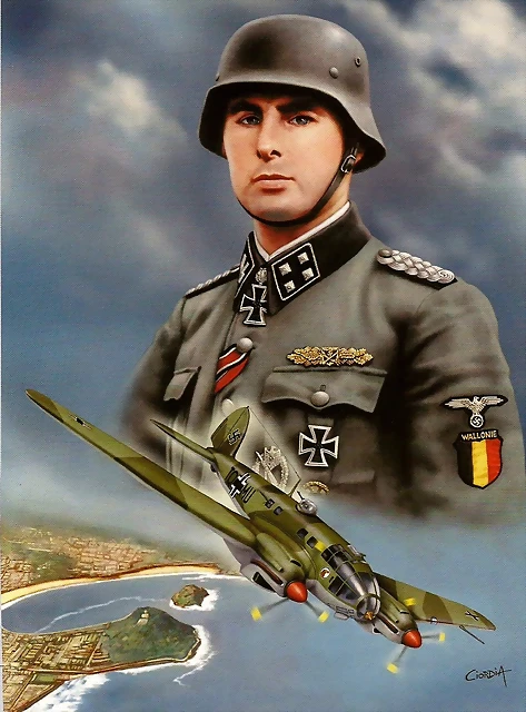 Degrelle, el lder de los nazis belgas, protagoniz una evasin cinematogrfica, llegando en un avin de la Luftwaffe, a la playa de la Concha.