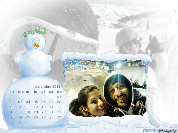 Hugo y Mar?a calendario diciembre Hugo y Mar?a calendario diciembre