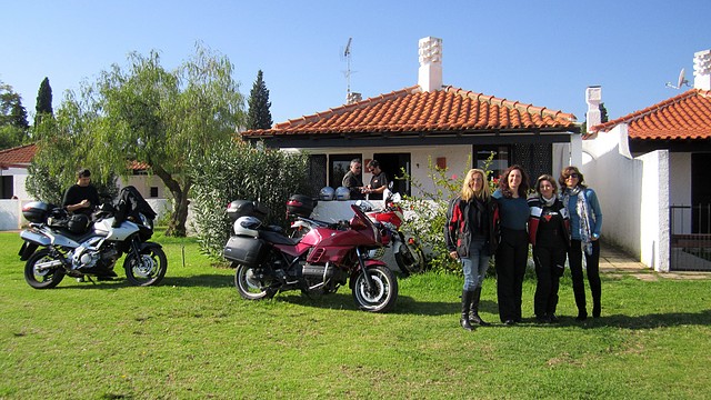 salida a Portugal tres motos y un auto Pedras del Rey 163 salida a Portugal tres motos y un auto Pedras del Rey 163