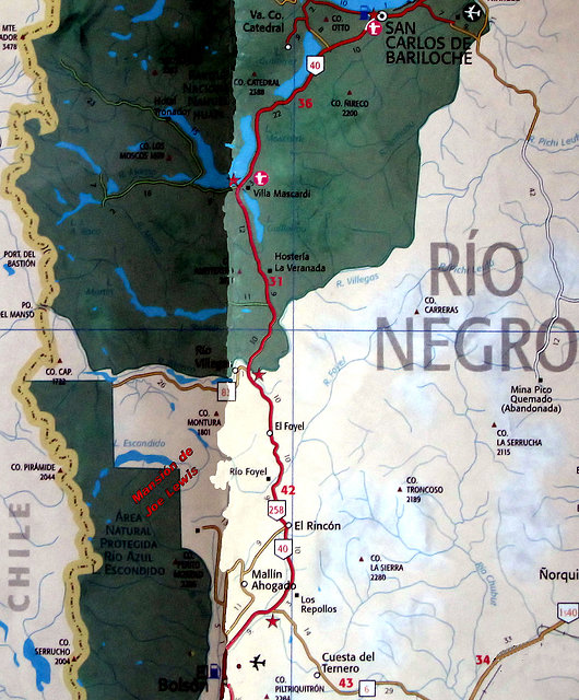 Mapa Lago Escondido