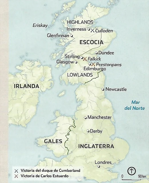 MAPA DE ESCOCIA