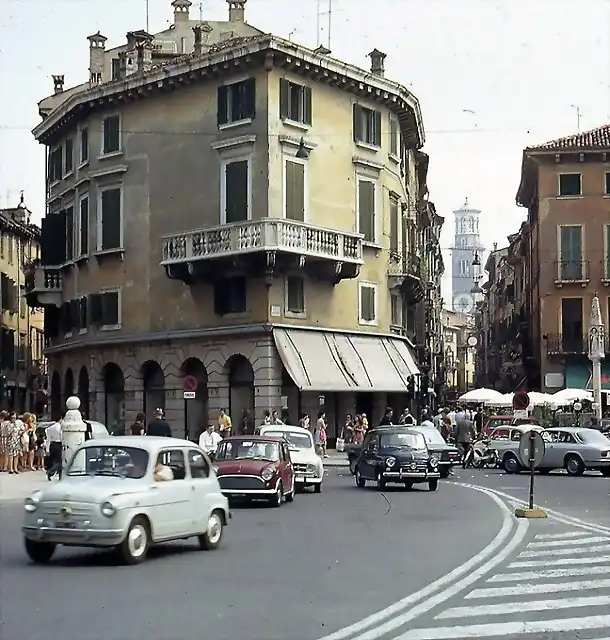 Verona - Ecke Via Mazzini 1970er.