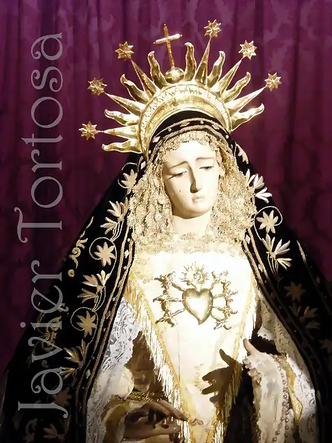 Soledad bajo palio de Viernes Santo