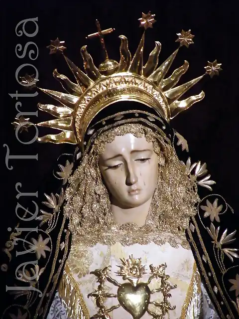 Soledad bajo palio de Viernes Santo