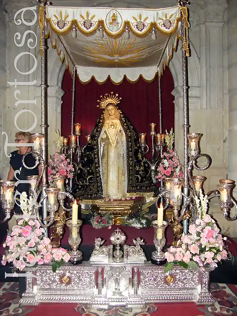 Soledad bajo palio de Viernes Santo