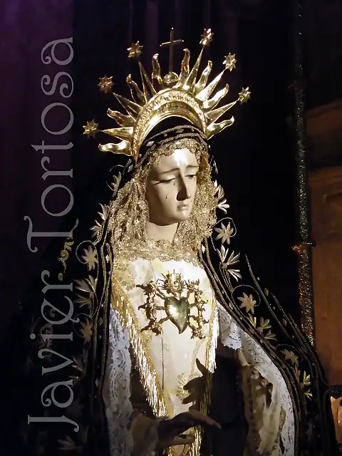 Soledad bajo palio de Viernes Santo