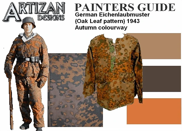 painters guide 1943 German Oak Leaf autumn