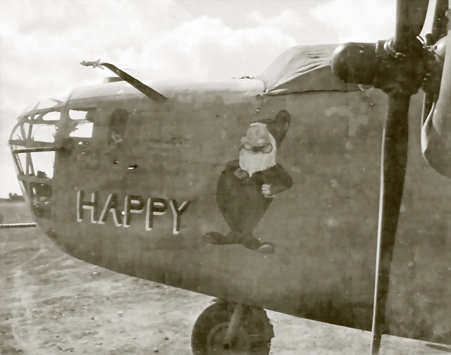 42-40256-B-24D-Liberator-9AF-98BG343BS-Q-Happy-nose-art-left-side-North-Africa-12th-Jun-1943-01 42-40256-B-24D-Liberator-9AF-98BG343BS-Q-Happy-nose-art-left-side-North-Africa-12th-Jun-1943-01