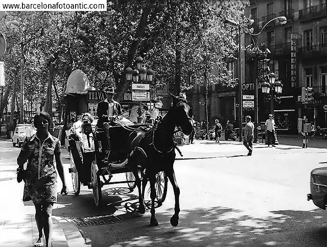 Barcelona Las Ramblas 1970
