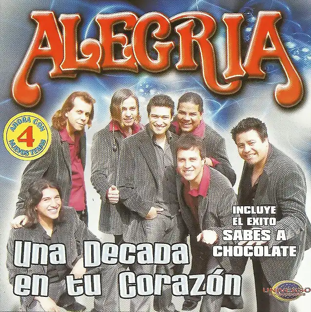 Alegria - Una Decada En Tu Corazon 2da Edicion (2006) Delantera