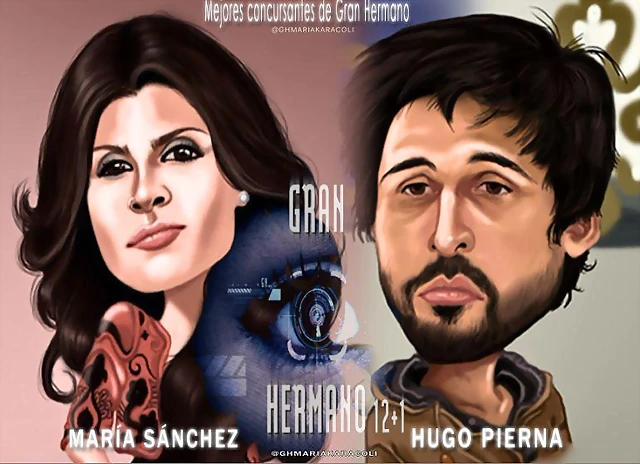 Caricatura HUGO Y MARIA Caricatura HUGO Y MARIA