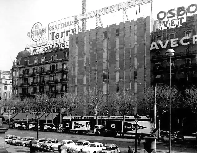 Barcelona Pl. Catalunya El Corte Ingles 1962