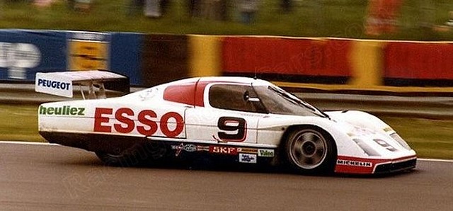 Silverstone \'82 - WM Peugeot P82 Dorchy & Raulet & Pignard