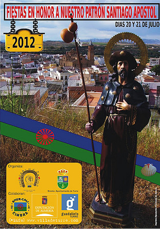 CartelfiestaSantiago2012Turre