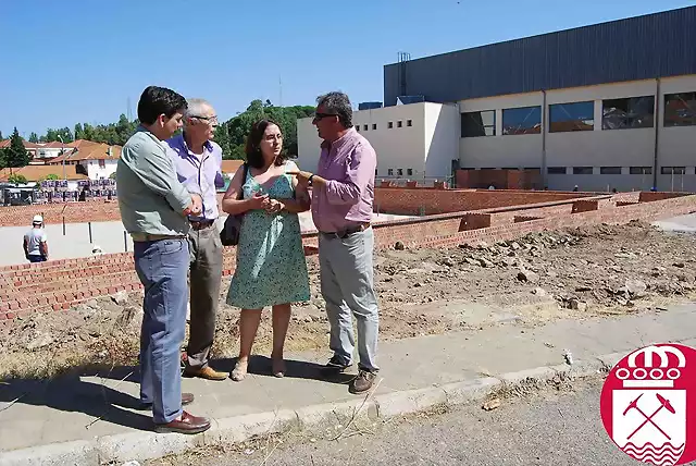 Visita a las obras de la Piscina Municipal de Riotinto-17.07.2014