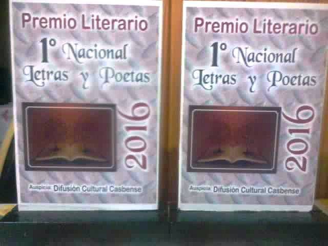 Placas Premio Letras y Poetas nueva