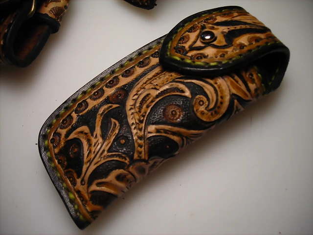 Cinturon y funda carving 004 Cinturon y funda carving 004