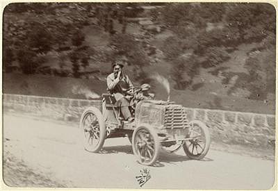 TdF 1899 - Rene de Knyff au Col du Grand Bois