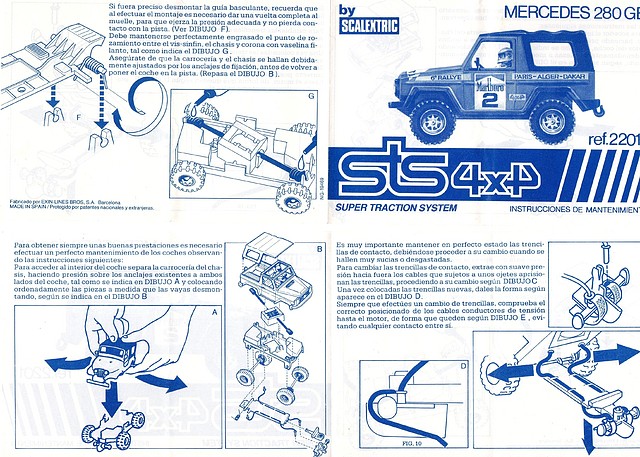 instrucciones mercedes sts