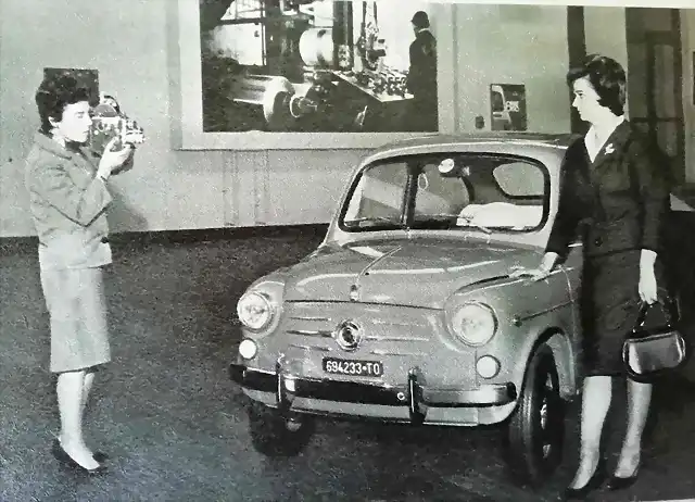 Turin - Auslieferung Fiat 600 D