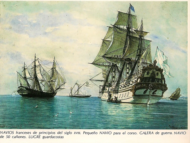 Navios franceses del siglo XVIII. Alfons Cnovas