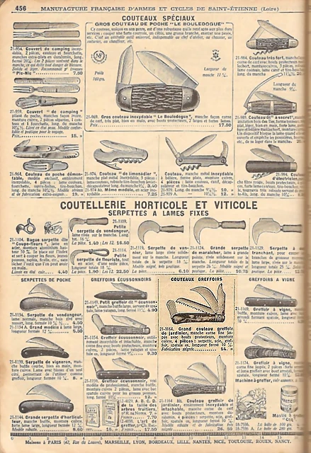 Catalogue Manufrance 1936 Catalogue Manufrance 1936