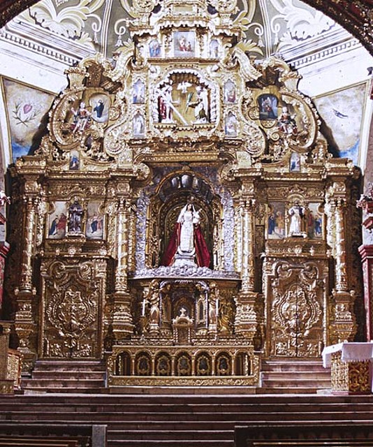 Capilla del rosario retablo