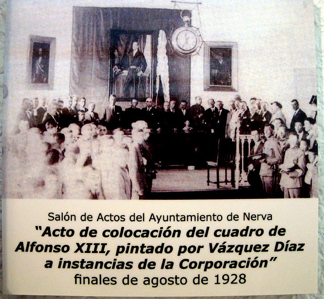 inauguracin. cuadro, Alfonso XIII