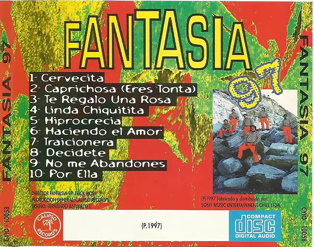 Fantasia - Fantasia 97 (1997) Trasera