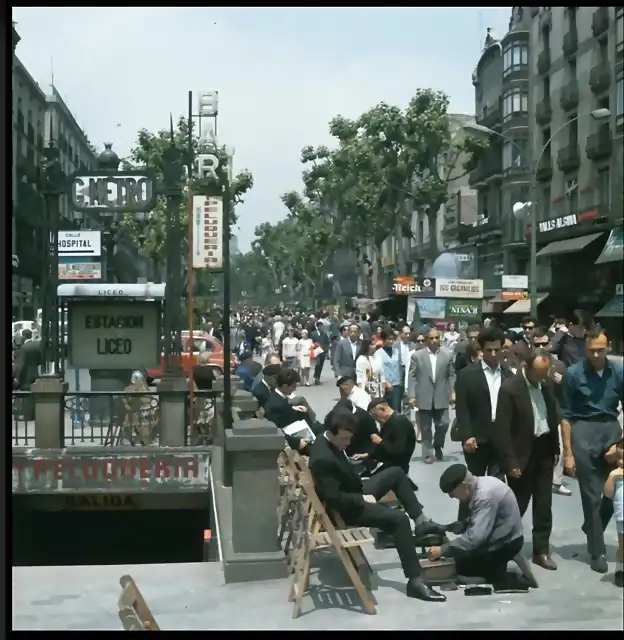 Barcelona Las Ramblas 1960