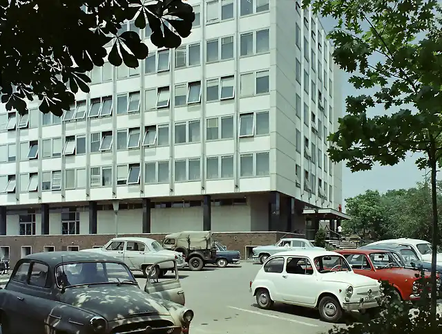 Szeged -  Geb?ude des Komitatsrates, 1970