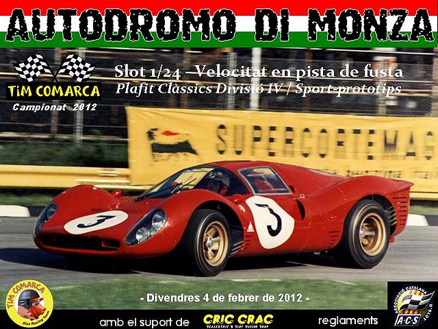 Cartell Divisi IV - Cursa 2 - Monza