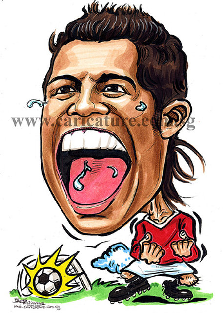 Caricatura Cristiano Ronaldo Caricatura Cristiano Ronaldo