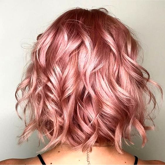 Tendencias y Estilos para Tintes Rosegold Efecto Nacarado