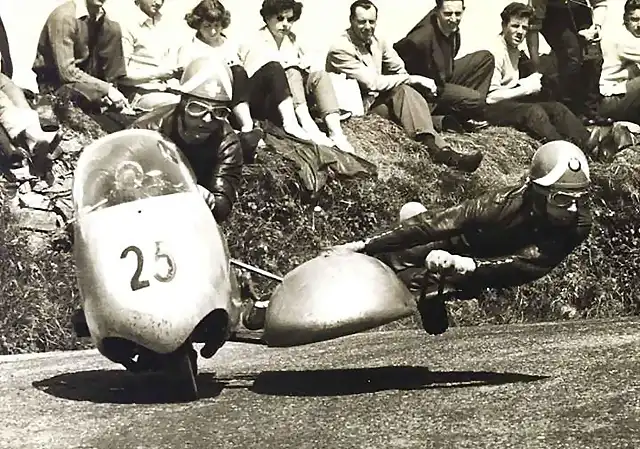 1957 Isle of Man Florian Camathias and Willi Hertzog