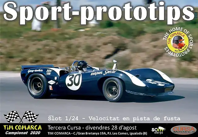 Cartell Sport-prototips - cursa 3